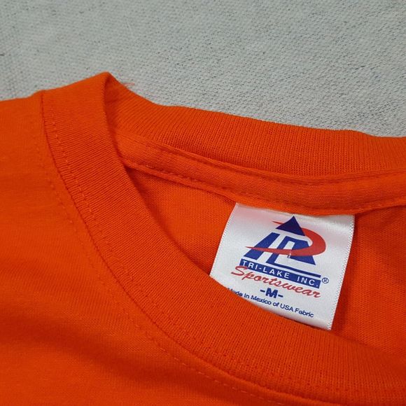 Auburn Tigers Shirt Mens Medium Orange Short Sleeve Spell Out 2010 Champions - Picture 8 of 11